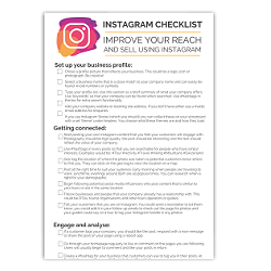 Instagram Checklist Image